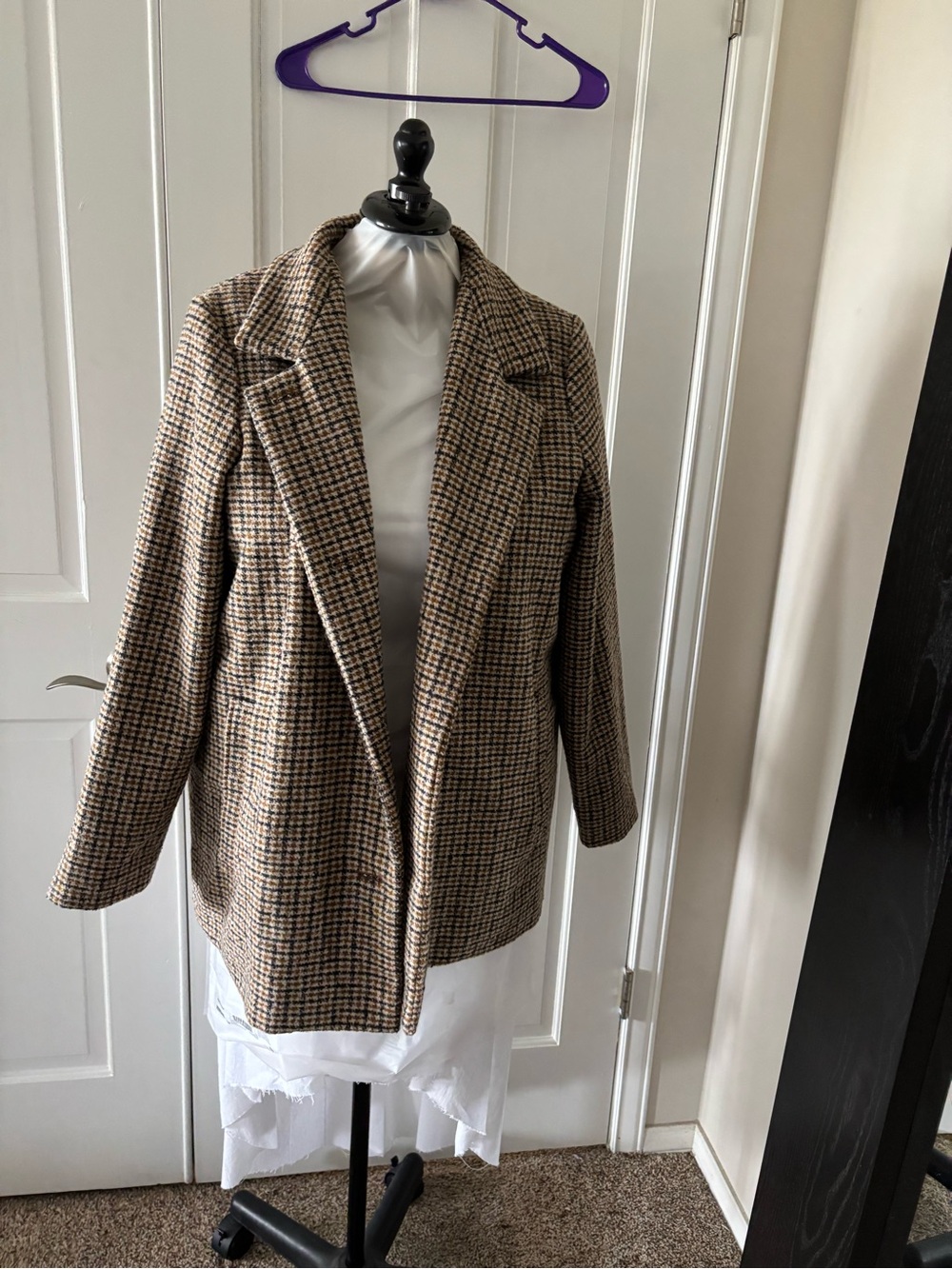 Old Navy Brown & Black Houndstooth Jacket